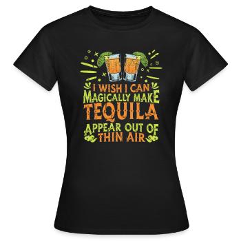 Téquila - T-shirt Femme - noir - Devant - AI Model Female 172 dark (172cm)