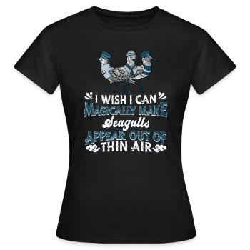 Mouette Mouette - T-shirt Femme - noir - Devant - AI Model Female 172 dark (172cm)