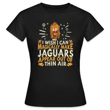 Jaguar - T-shirt Femme - noir - Devant - AI Model Female 172 dark (172cm)