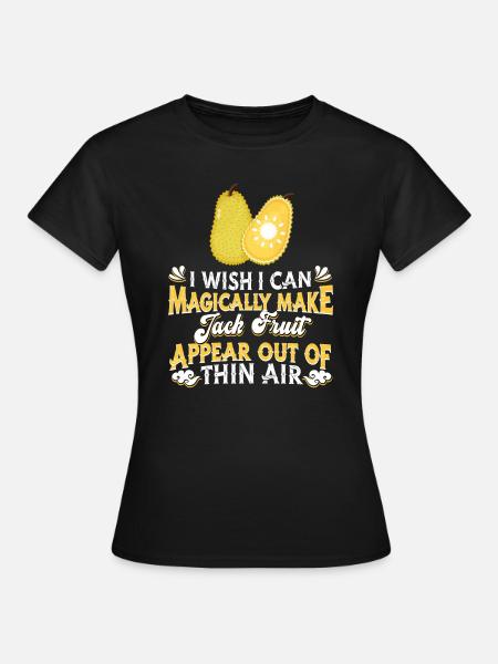 Jackfrucht Jackfruit Obst Frucht - Frauen T-Shirt - Schwarz