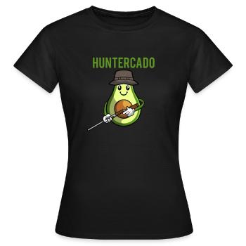Hunter Hunting Hunting - Women's T-Shirt - black - Front - AI Model Female 172 dark (172cm)