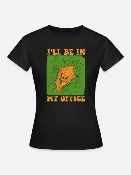 Baumklettern Baumpfleger Arborist Baumkletterer - Frauen T-Shirt - Schwarz