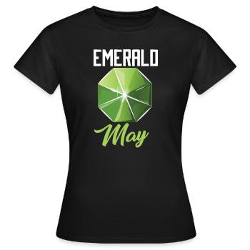 Pierres précieuses - T-shirt Femme - noir - Devant - AI Model Female 172 dark (172cm)