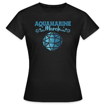 Pierres précieuses - T-shirt Femme - noir - Devant - AI Model Female 172 dark (172cm)