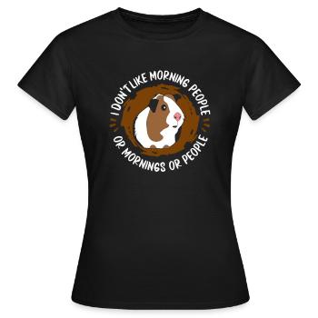 Guinea pig Guinea pig - Women's T-Shirt - black - Front - AI Model Female 172 dark (172cm)