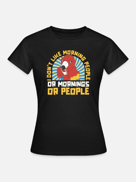 Perroquet - T-shirt Femme - noir