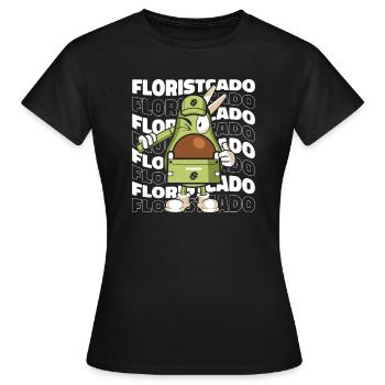 Florist Floristry - Women's T-Shirt - black - Front - AI Model Female 172 dark (172cm)