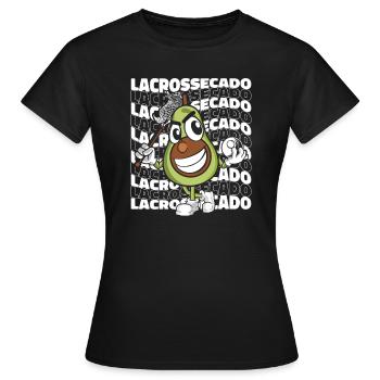 Lacrosse - T-shirt Femme - noir - Devant - AI Model Female 172 dark (172cm)