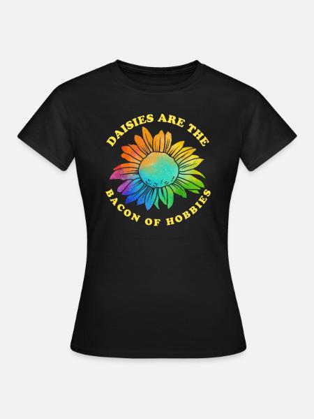 Hobbygärtner Garten Gärtner Gänseblume - Frauen T-Shirt - Schwarz