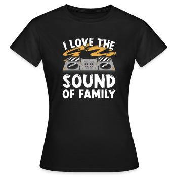 Tontechniker Sound Audio Engineer - Frauen T-Shirt - Schwarz - Vorne - AI Model Female 172 dark (172cm)