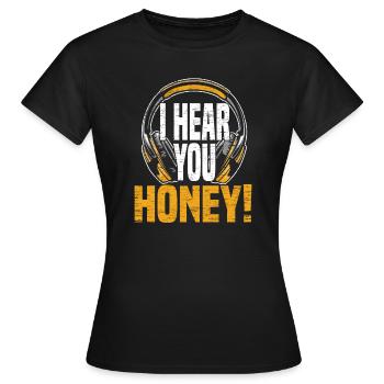 Tontechniker Sound Audio Engineer - Frauen T-Shirt - Schwarz - Vorne - AI Model Female 172 dark (172cm)