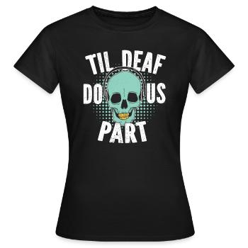 Tontechniker Sound Audio Engineer - Frauen T-Shirt - Schwarz - Vorne - AI Model Female 172 dark (172cm)