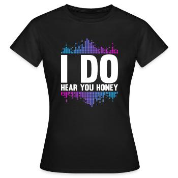 Tontechniker Sound Audio Engineer - Frauen T-Shirt - Schwarz - Vorne - AI Model Female 172 dark (172cm)