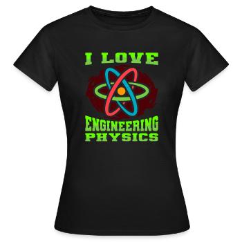 Physicien physicien - T-shirt Femme - noir - Devant - AI Model Female 172 dark (172cm)
