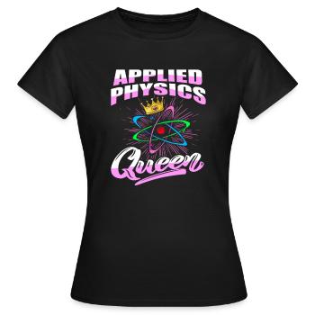 Physicien physicien - T-shirt Femme - noir - Devant - AI Model Female 172 dark (172cm)