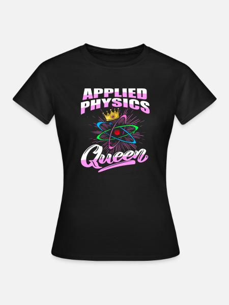 Physik Physiker - Dame-T-shirt - sort