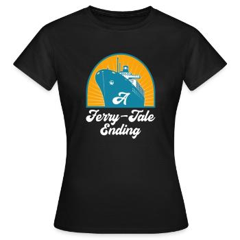 Seglen Segelboot Segler - Frauen T-Shirt - Schwarz - Vorne - AI Model Female 172 dark (172cm)