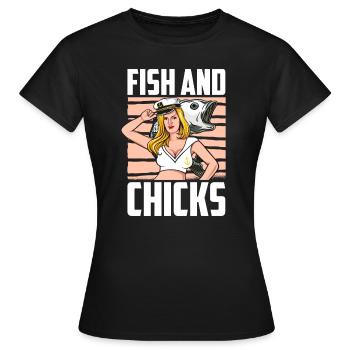 Seglen Segelboot Segler - Frauen T-Shirt - Schwarz - Vorne - AI Model Female 172 dark (172cm)