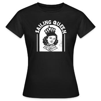 Seglen Segelboot Segler - Frauen T-Shirt - Schwarz - Vorne - AI Model Female 172 dark (172cm)