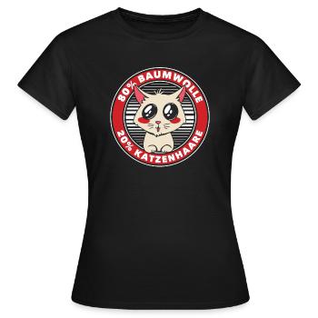 Location de chat Chat Domestique Cat - T-shirt Femme - noir - Devant - AI Model Female 172 dark (172cm)