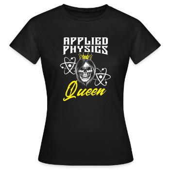 Physicien physicien - T-shirt Femme - noir - Devant - AI Model Female 172 dark (172cm)