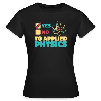Physicien physicien - T-shirt Femme - noir - Devant - AI Model Female 172 dark (172cm)