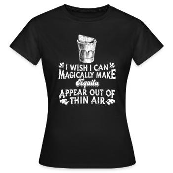 Téquila - T-shirt Femme - noir - Devant - AI Model Female 172 dark (172cm)