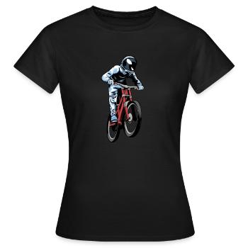 VTT VTT VTT VTT - T-shirt Femme - noir - Devant - AI Model Female 172 dark (172cm)