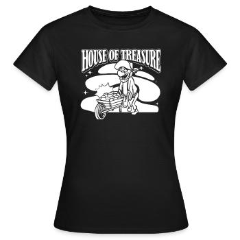 Schürfer Schürfen Schatz Schatz - Frauen T-Shirt - Schwarz - Vorne - AI Model Female 172 dark (172cm)