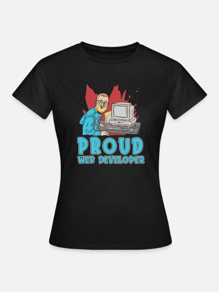 Web Entwickler Webdeveloper Web-Entwickler - Frauen T-Shirt - Schwarz
