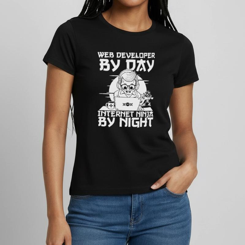 Web Entwickler Webdeveloper Web-Entwickler Frauen T-Shirt