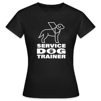 Dresseur de chiens Dresseur de chiens - T-shirt Femme - noir - Devant - AI Model Female 172 dark (172cm)