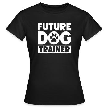 Dog trainer Dog trainer - Women's T-Shirt - black - Front - AI Model Female 172 dark (172cm)