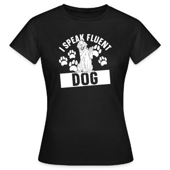 Dresseur de chiens Dresseur de chiens - T-shirt Femme - noir - Devant - AI Model Female 172 dark (172cm)