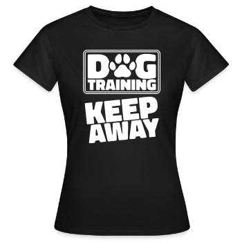 Dresseur de chiens Dresseur de chiens - T-shirt Femme - noir - Devant - AI Model Female 172 dark (172cm)