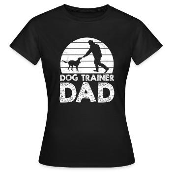 Dog Trainer Dog Trainer - Women's T-Shirt - black - Front - AI Model Female 172 dark (172cm)