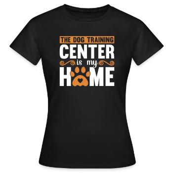 Dog trainer Dog trainer - Women's T-Shirt - black - Front - AI Model Female 172 dark (172cm)