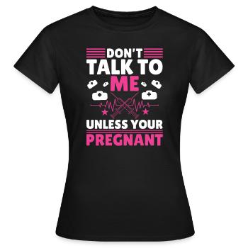 Sage-femme Futur sage-femme - T-shirt Femme - noir - Devant - AI Model Female 172 dark (172cm)