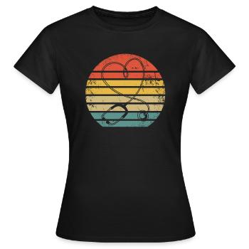 Nurse Stethoscope - Women's T-Shirt - black - Front - AI Model Female 172 dark (172cm)