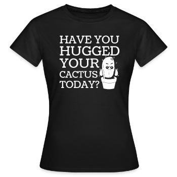 Cactus Garden Juteux - T-shirt Femme - noir - Devant - AI Model Female 172 dark (172cm)