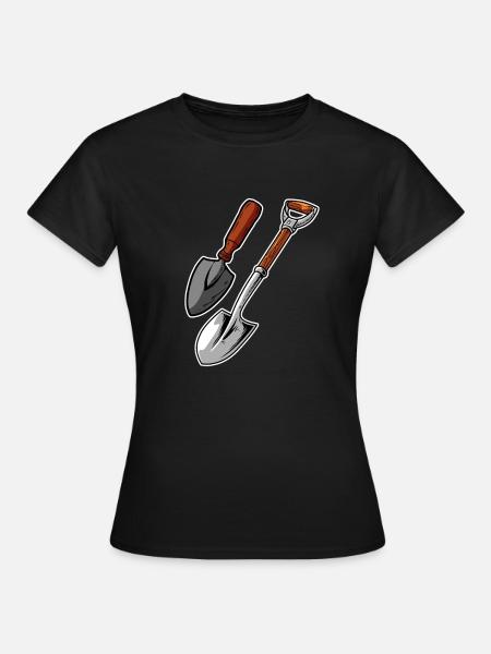 Hobbygärtner Garten - Frauen T-Shirt - Schwarz