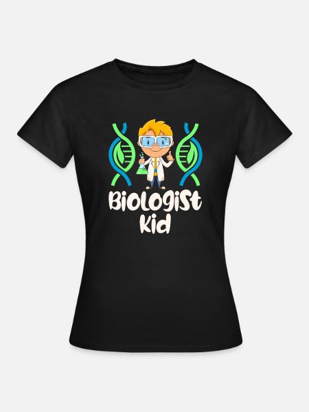 Biologie Biologiste Enfants Biologie - T-shirt Femme - noir