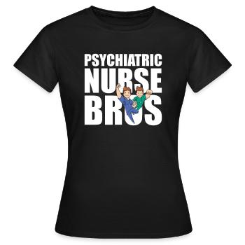 Infirmier - T-shirt Femme - noir - Devant - AI Model Female 172 dark (172cm)