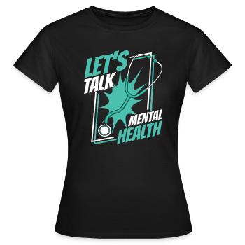 Infirmier - T-shirt Femme - noir - Devant - AI Model Female 172 dark (172cm)
