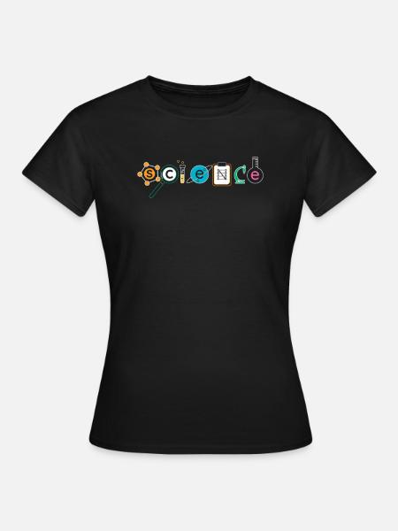 Physik Phyiker Kernphysik - Frauen T-Shirt - Schwarz