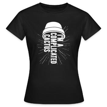 Cactus Garden Juteux - T-shirt Femme - noir - Devant - AI Model Female 172 dark (172cm)