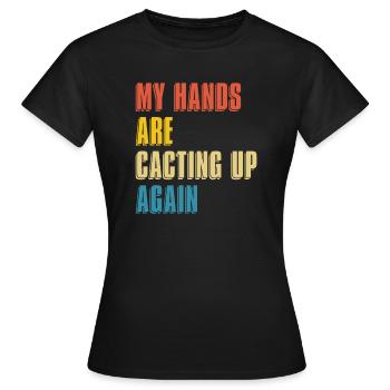 Cactus Jardin Cactus - T-shirt Femme - noir - Devant - AI Model Female 172 dark (172cm)