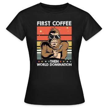 Lunettes de soleil Monkey - T-shirt Femme - noir - Devant - AI Model Female 172 dark (172cm)