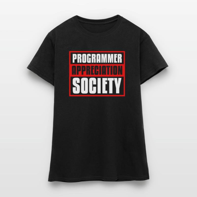 Entwickler Coder Programmierer Gesellschaft Frauen T-Shirt