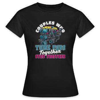 Paire de tuner de tuner de tournevis - T-shirt Femme - noir - Devant - AI Model Female 172 dark (172cm)